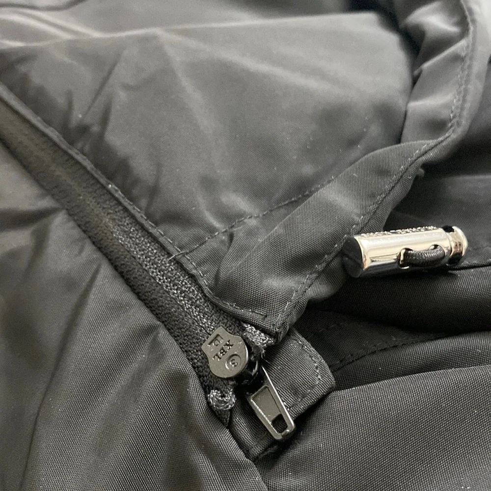 Michael Kors Black Anorak Zip Front Rain Jacket - Picture 5 of 16